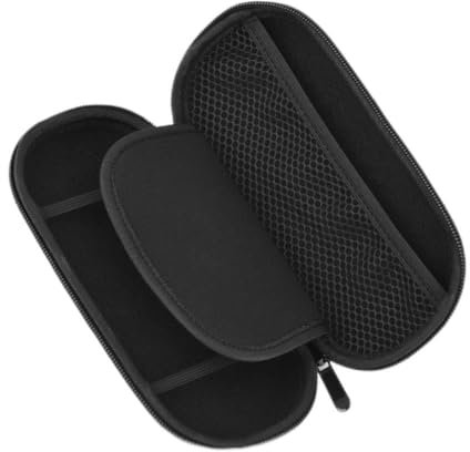 Heayzoki Schutzhülle für Harte Tragetaschen, stoßfeste Tragetasche für Schutzhüllen Reisetasche für PS Vita, mit integriertem Spielespeicher(Schwarz)