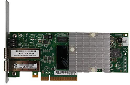 HPE QLE8242 925-200007 3PAR StoreServ PCIe Dual Port 10GB iSCSI FC QR487A 683237-001 con soporte Hpe 3PAR Storeserv 7400/8400 Series PCIe