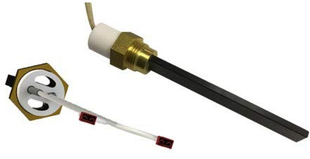 Glühkerze, Zündwiderstand L. 90-123 mm Durchmesser 11,5 x 4 mm, 400 Watt für Pelletöfen, Kessel, Brenner