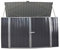 Outdoor Metal Garden Storage Shed Waterproof Anti-corrosion Bike Pent Tool Shed House Galvanized Steel W 225 x D 88 x H 125cm