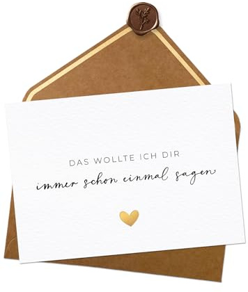 Joli Coon Dankeskarte, A6 mit Naturkuvert und Wachssiegel
