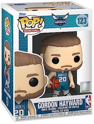 Funko Pop! NBA: Hornets - Gordon HaywardHayward - (Teal Jersey) - Vinyl-Sammelfigur - Geschenkidee - Offizielle Handelswaren - Spielzeug Für Kinder und Erwachsene - Sports Fans