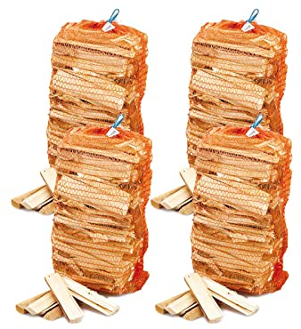 Thermospan Anzündholz im Netz à 5 dm³, Geschmacksneutral, Holz, Block