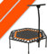 Bonplus BP | Fitness Trampolin | Klapptrampolin | Höhenverstellbar | Durchmesser 95cm | Jump Fitness | 5-Fach Verstellbarer Griff | Fitness