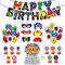 Super Hero Geburtstagsfeier Dekorationen Set,Avengers Party Supplies Decorations,Superhelden-Partyzubehör,Avengers-Party-Dekoration,Superhelden Party liefert für Ihre Kinder Thema Partei