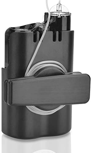 iGuerburn Insulinpumpenkoffer für Medtronic MiniMed 770G 670G 630G 640G Pumpen, Medtronic Pumpenkoffer mit 360° Schwenkbarer Gürtelclip für Diabetiker, Schwarz