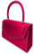 LeahWard Women's Clutch Bag Top Handle Wedding Evening Diamante Glitter Handbags (Fuchsia)