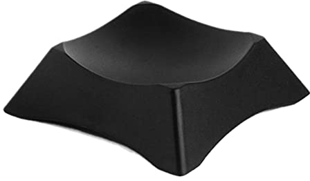 PLGEBR Fußball, Rugby, Volleyball, Basketball, Baseball, Golf, Tennis und Softball – geometrisches Design mit glatten Kanten und rutschfestem Pad – Schwarz – Kunststoff
