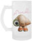 Jinbetee Marcel The Shell Mit Schuhen Auf Live-Action Transparenter Bierglas-Trinkbecher mit Griff