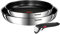 Tefal Emotion Ingenio - Set di 3 padelle in acciaio inox a induzione, 24/28 cm e manico