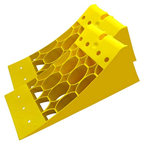 SAMETRUCK 2X Hemmschuh Unterlegkeil mit Gleitschutz 3500Kg 3,5To PKW KFZ LKW Anhänger G36