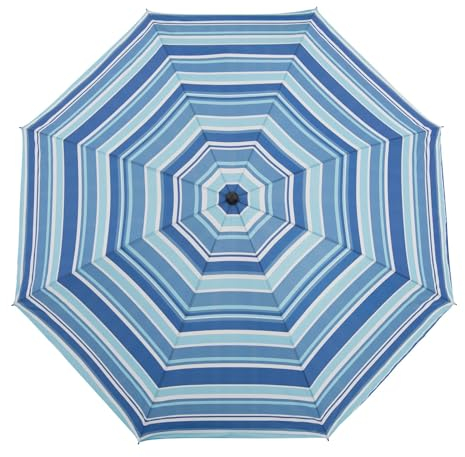 Doppler Beach-Sonnenschirm 'Como', blauweiß, Ø ca. 160 cm