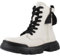 Geox J Junette Girl G, Stivaletto, LT Ivory/Black, 37 EU