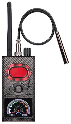 maxant Anti Spy RF Detector Bug Detector, Hidden Camera Detector 10 Levels Adjustable GPS Tracker Detector 0.1-10M Hidden Devices Detector for GPS Tracker Wireless Listening Device