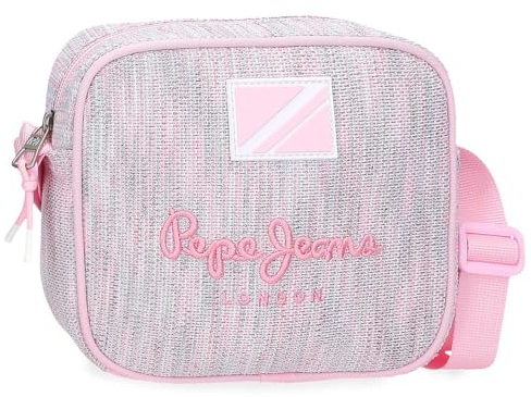 Pepe Jeans Miri Umhängetasche Rosa 34 x 13 x 7 cm Polyester von Joumma Bags by Joumma Bags, Rosa, Umhängetasche