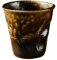 CAPIJIONG Tasse à café américaine en céramique froissée 200 ml Couleur châtaigne