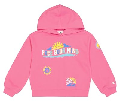 Champion Legacy Girl - Graphic Hoodie Felpe con Cappuccio Bambine e Ragazze (Pacco da 1)