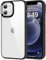 HOOMIL for iPhone 12 Mini Case Clear [Anti-Yellowing] Anti-Scratch Transparent Hard Back and Soft Edge [Military Grade Drop Protection] Shockproof Phone Cover - Black