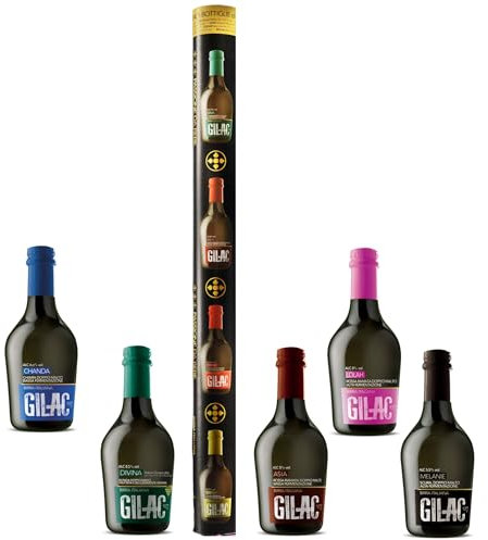 GILAC TOTEM PRO - Birre Artigianali Confezioni Regalo 5 Bottiglie da 33cl Birra Artigianale Italiana Non Filtrata E Non Pastorizzata Degustazione Birra Selezione Premium - Idea Regalo Unica