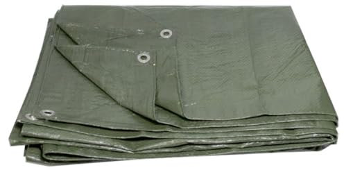 Lacers JaffaLine Gewebeplane - Robuste & wasserdichte Abdeckplane in verschiedenen Größen und Farben für optimalen Schutz im Outdoor-Bereich! (Grün, 8x12m)