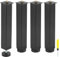QWORK® Lot de 4 Pieds Réglables 20-22 cm pour Sommier à Lattes - en Acier Robuste - Vis Incluses