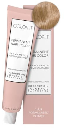 COLOR.IT by BM - Permanente Haarfarbe in Salonqualität, 100ml (9.3 Lichtblond Gold, 1er Pack)