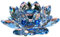 CAIONPLE E Figurine de Fleur de Lotus en Cristal, Décoration de Mariage pour la Saint-Valentin, Collection Artisanale en Verre, Ornements de Table, Cadeau Souvenir