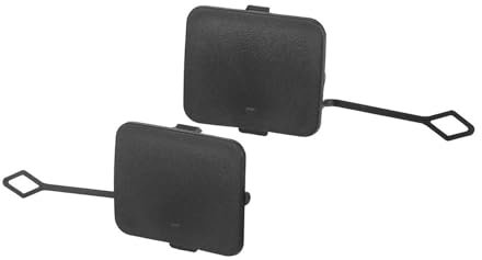 Protezione del bagagliaio posteriore 1 paio di copertura del gancio di traino per paraurti posteriore per BMW X3 F25 2011-2014 Tappo di copertura del gancio di traino in plastica