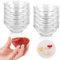 Trendecor 10 Stück Dipschalen, Kleine Glasschale 7.5cm Dessertschalen Glas Dessertschalen Rund Dip-Schälchen aus Glas Schale für Spülmaschine und Mikrowelle Dessert Marmeladen Konfitürene