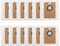 Lot de 12 Sacs Aspirateur Compatibles avec Tapo RV30 Max Plus, RV20 Max Plus – Sac Poussière RVA202 pour Aspirateur Tapo, Sac Tapo RV20Max Plus