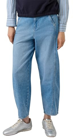 s.Oliver Ankle-Jeans/Relaxed Fit/High Rise/Barrel Leg