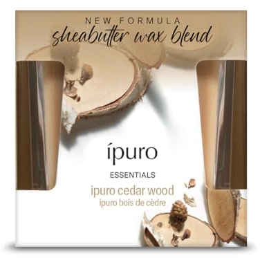 ipuro Essentials Duftkerze CEDAR WOOD 125 g - Duftkerze im Glas holzig mit Zedernholz, Sandelholz, Vanille Duft - 23h Brenndauer, langanhaltend - dekorative Raumduft Kerze für die Wohnung