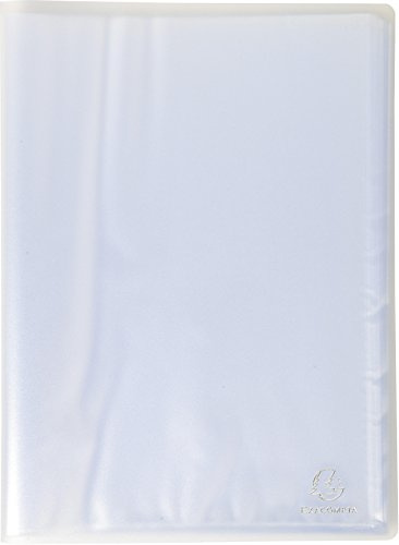 Exacompta 85460E Sichtmappe Chromaline Crystal Colours aus blickdichtem Kunststoff robust 40 Hüllen 80 Ansichten für DIN A4 Aktenhülle Prospekthülle 1 Stück kristall