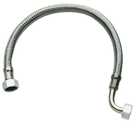 GROHE Anschlußschlauch (Original Ersatzteil, Langlebig, Robust, Herstellergarantie: 5 Jahre, Passgenau), Chrom, 45704000