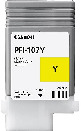 Canon 107 130 ml Ink Cartridge - Yellow