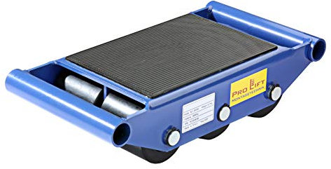 Pro-Lift-Montagetechnik 6t Panzerrollen starr, Transportfahrwerk, 6 Rollen, mit Gummiauflage, SF, 00436