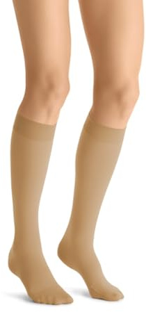 JOBST Opaque SoftFit 15-20 mmHg Closed Toe Knee High Compression Stocking, Honey, X-Large