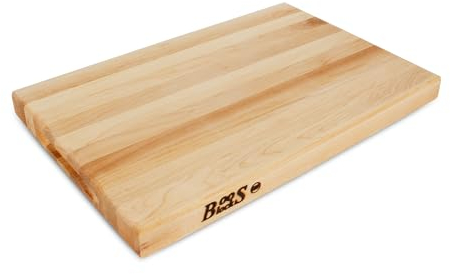 Boos Block PRO R Cutting Board, massivholz, Ahorn, 46 x 31 x 4 cm