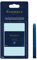 Waterman Füller-Tintenpatronen | Extra lang | Serenity Blue | 8 Stück | Blister-Verpackung