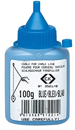 C.K T3521B 100 Poudre bleu pour Cordeau traceur 100 g