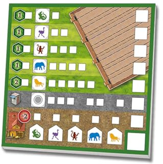 ABACUSSPIELE 06122 - Zooloretto Ersatzblock für das Zooloretto Würfelspiel