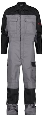 DASSY® Niort DASSY® Niort Multinorm Overall mit Kniepolstertaschen - Größe XS - GRAPHITGRAU/SCHWARZ