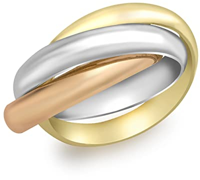 CARISSIMA Damen-Ring 9 kt (375) Gold (3 Farben) 54 (17.2)