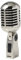 Alecto UDM-60 Dynamic Vocal Microphone - Vintage Vocal Microphone - 60 Hz-16 kHz Frequency Range - 5 m XLR Cable - Silver