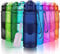 ZORRI Water Bottles, BPA Free Leakproof 14oz 400ml Eco Friendly Tritan Bottle for Kids & Adults| for Gym, Yoga, Sports & Outdoor| With Fruit Infuser, Brush| 1-Click Flip Top Lid
