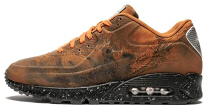 Nike Air Max 90 QS Sneaker Mars Landing (EU 42 UK 7.5, Mars Stone/Magma Orange)