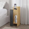 HOCUS PICUS | Elos Moderner Nachttisch Eiche - Anthrazit | Vielseitiger Beistelltisch, Nachtschrank, Bett Tisch | 18 mm Holz | 25 x 60 x 27 cm | Rechte Seite