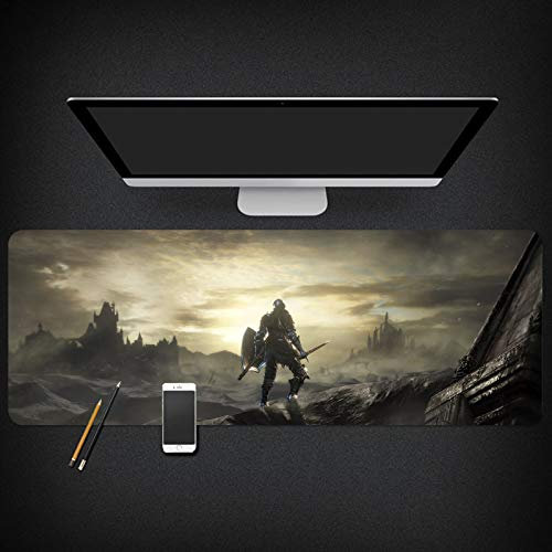 IGIRC Mouse Mat Dark soul Speed Gaming Mouse Pad | XXL Mousepad |900 x 400mm Large Size| 3mm-Thick Base | Perfect precision and speed, G