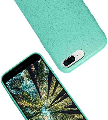 eplanita Eco Mobile Phone Case Compatible with iPhone 7/8/SE 2020 2022, Plant Fibre, Drop Protection Cover, Durable and Sustainable (for iPhone 7/8/SE 2020 2022, Mint)