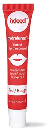 Indeed Labs Hydraluron + getönte Lippenpflege, rot, 9 ml